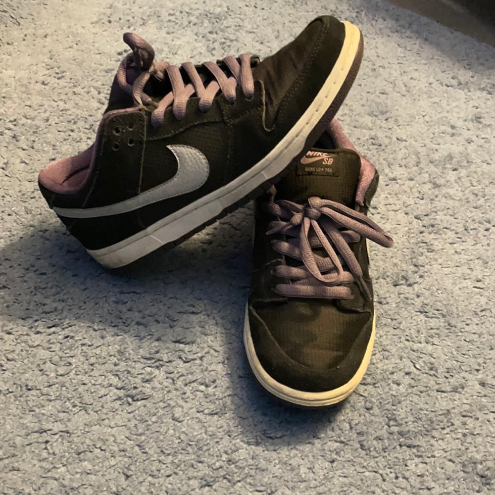 Nike Dunk Low Pro SB Black/Wolf Grey-Canyon Purple